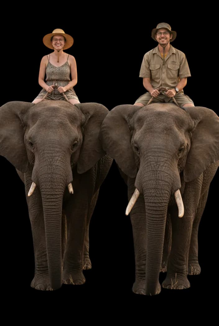 Example outfit: Riding an Elephant