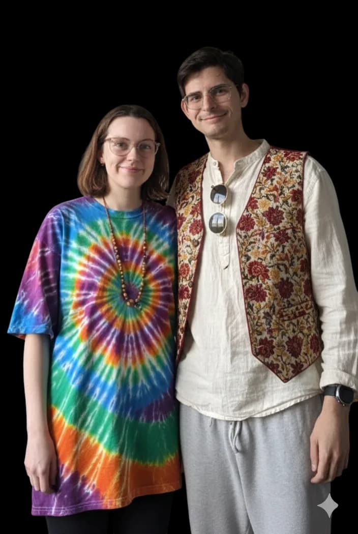Example outfit: Hippies