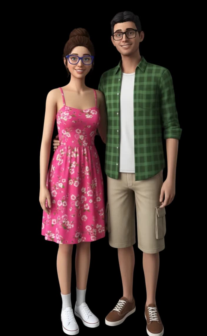 Example outfit: Sims
